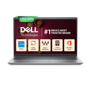 Dell 15, 13th Gen Intel Core i5-1334U (16GB DDR4, 512GB SSD) Anti-Glare FHD 15.6"/39.62cm, Windows 11